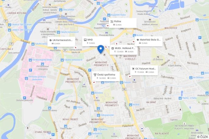 Prodej, Byt 2+1, Hradec Králové