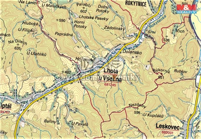 Prodej, Pole, Lhota u Vsetína