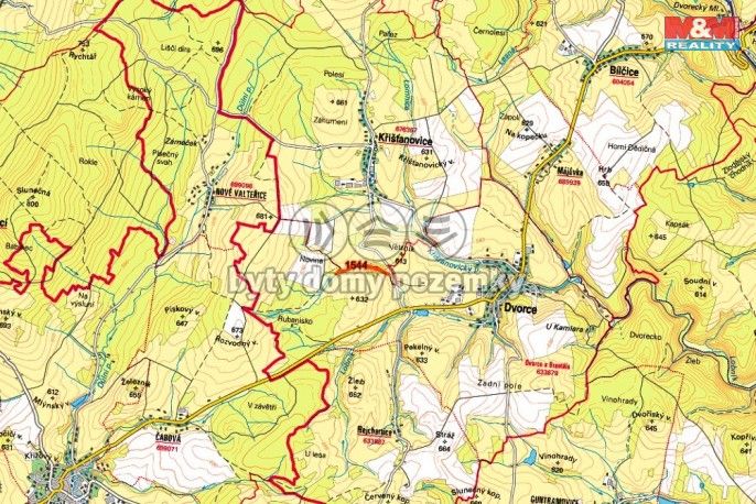 Prodej, Louka, Dvorce