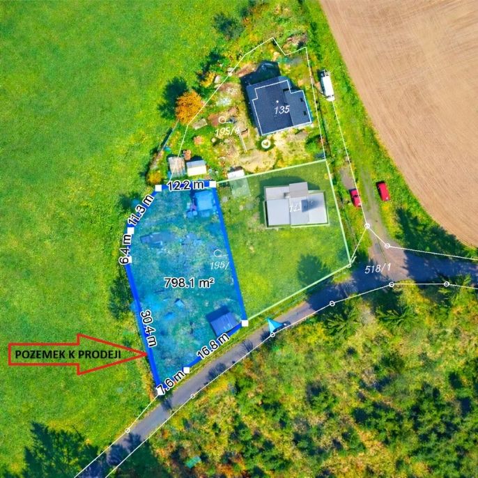 Prodej, Pozemek k bydlení, Šindelová