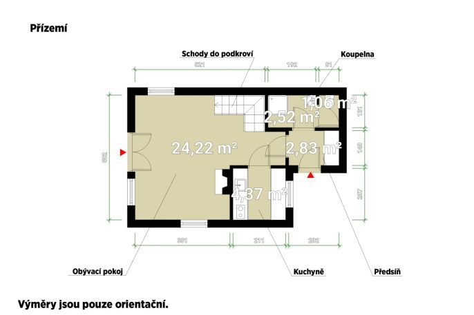 Prodej, Chata, Letiny