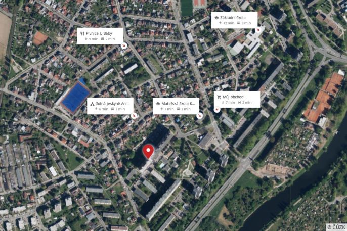 Pronájem, Byt 1+kk, Hradec Králové