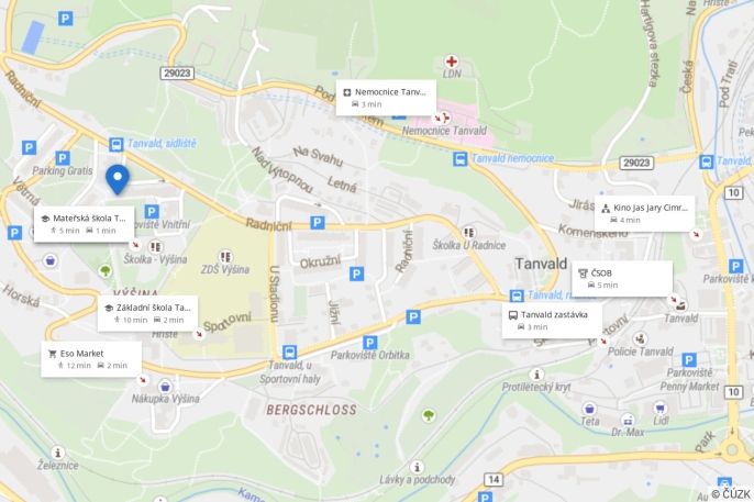 Prodej, Byt 3+1, Tanvald
