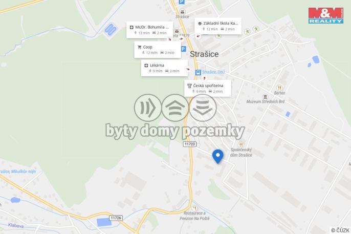 Prodej, Byt 3+1, Strašice