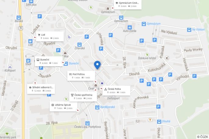 Pronájem, Byt 2+kk, Česká Lípa