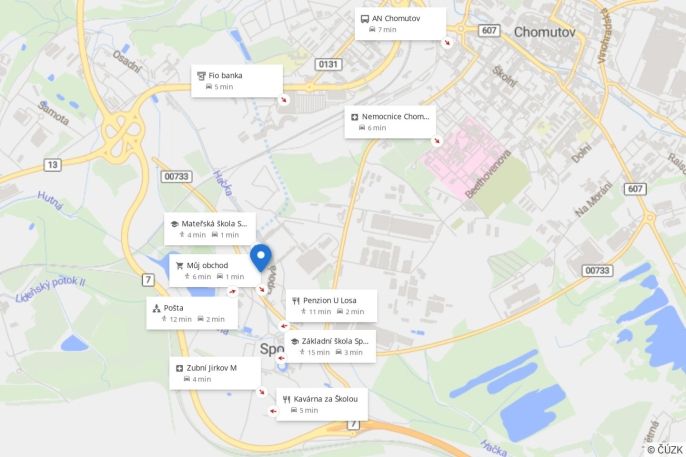 Prodej, Sklad, Spořice