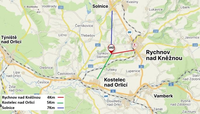 Prodej, Ovocný sad, Synkov-Slemeno