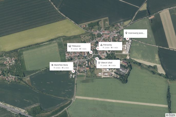 Prodej, Pozemek k bydlení, Třebusice