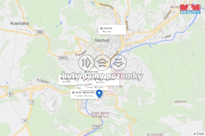 Pronájem, Byt 3+1, Náchod