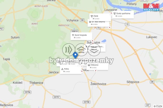 Prodej, Pozemek k bydlení, Čížkovice