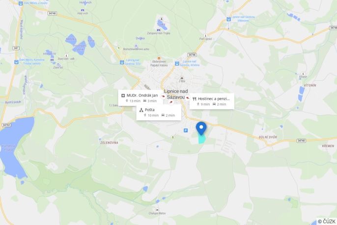 Prodej, Pozemek k bydlení, Lipnice nad Sázavou