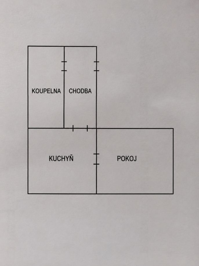 Pronájem, Byt 2+kk, Jablonné v Podještědí