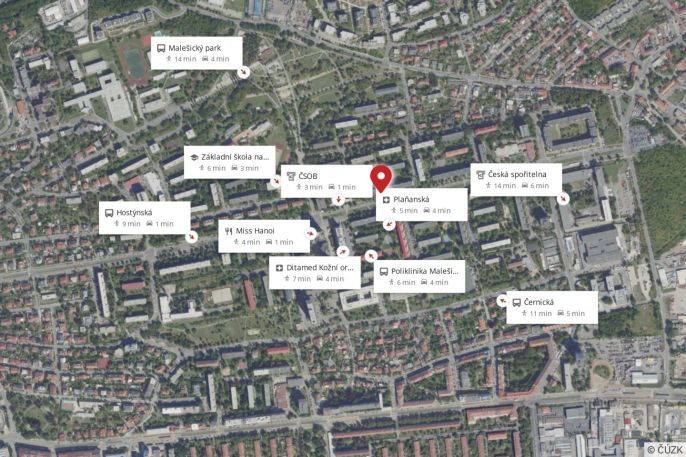 Pronájem, Byt 2+1, Praha