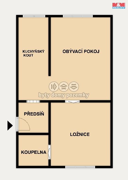 Pronájem, Byt 2+kk, Praha