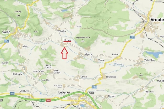 Prodej, Pozemek k bydlení, Vroutek