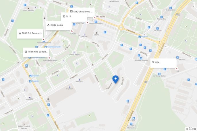 Pronájem, Byt 1+kk, Praha