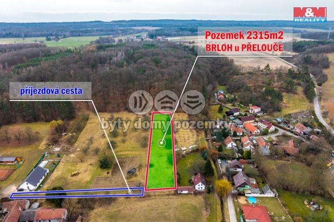 Prodej, Pozemek k bydlení, Brloh