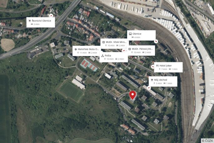 Pronájem, Byt 4+kk, Obrnice