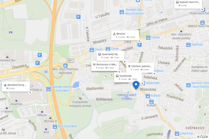 Pronájem, Byt 2+kk, Praha