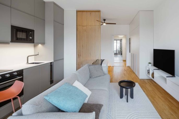 Pronájem, Byt 1+kk, Praha