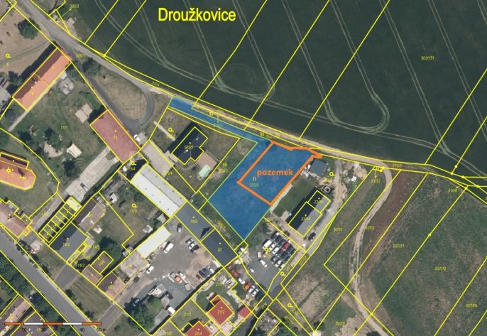 Prodej, Pozemek k bydlení, Droužkovice