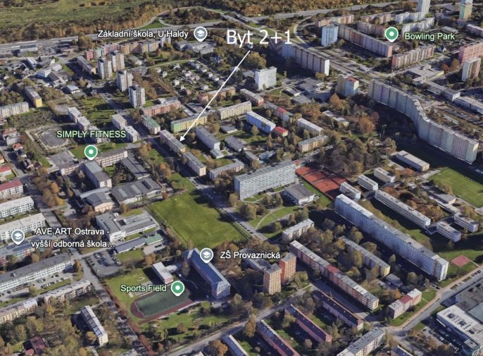 Prodej, Byt 2+1, Ostrava
