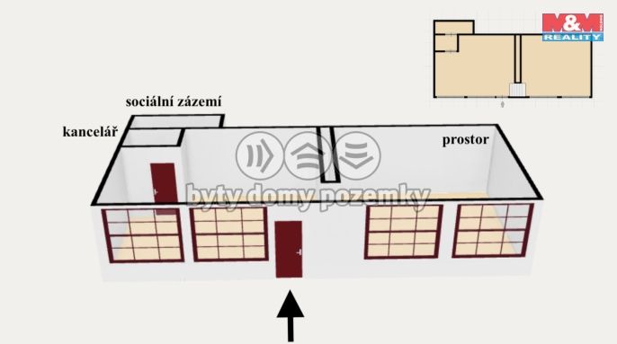 Prodej, Kancelářský prostor, Častolovice