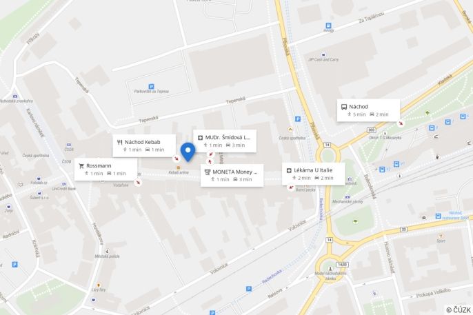 Pronájem, Byt 2+1, Náchod