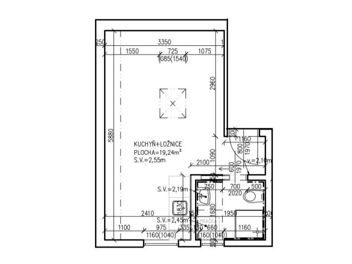 Pronájem, Byt 1+kk, Liberec