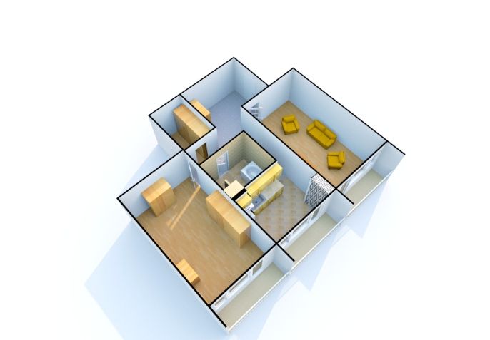 Pronájem, Byt 2+1, Děčín