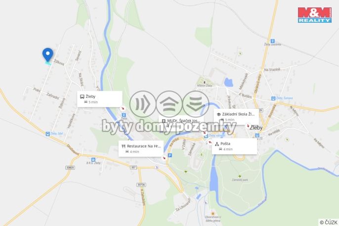 Prodej, Pozemek k bydlení, Žleby