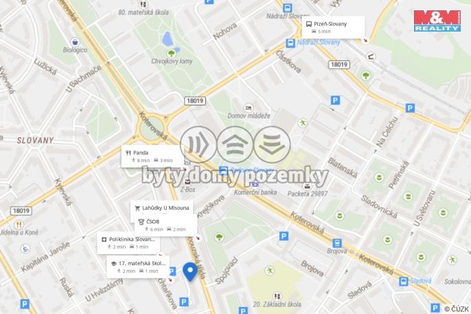 Pronájem, Byt 2+1, Plzeň