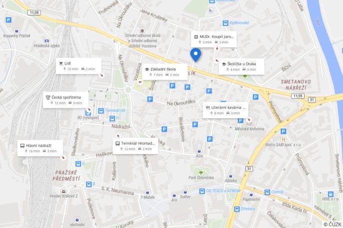 Prodej, Byt 3+kk, Hradec Králové