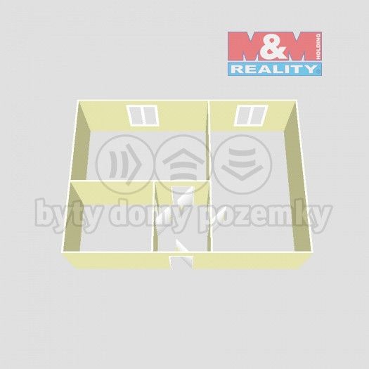 Pronájem, Byt 1+1, Kladno