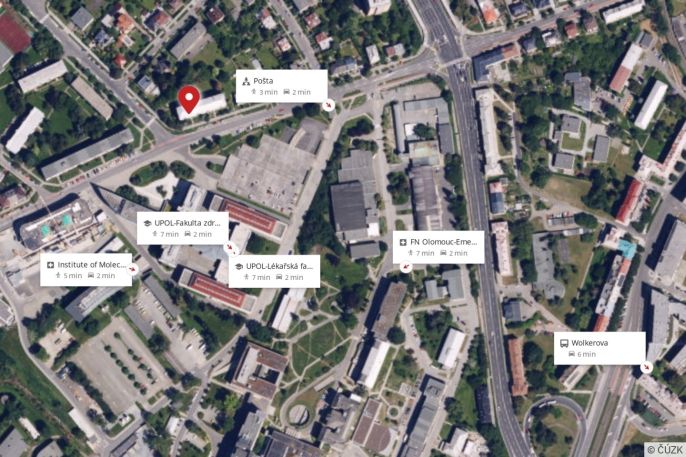 Pronájem, Byt 2+1, Olomouc