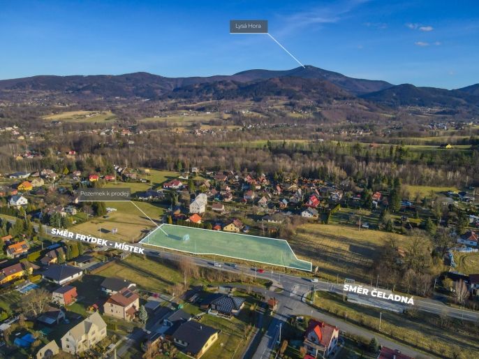 Prodej, Pozemek k bydlení, Frýdlant nad Ostravicí