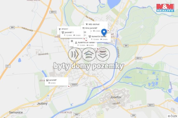 Pronájem, Obchod a služby, Jaroměř