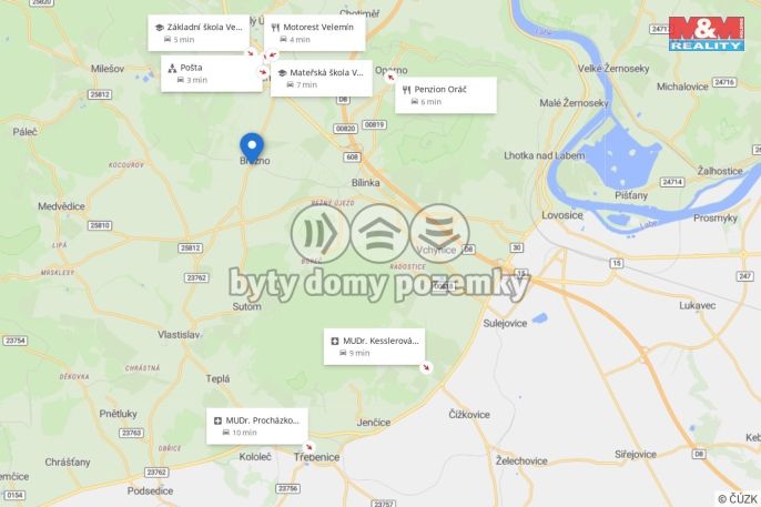 Prodej, Pozemek k bydlení, Velemín