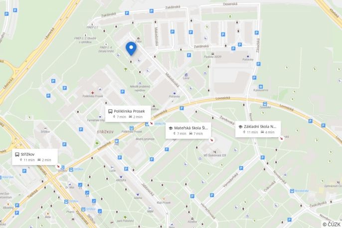 Pronájem, Byt 2+kk, Praha