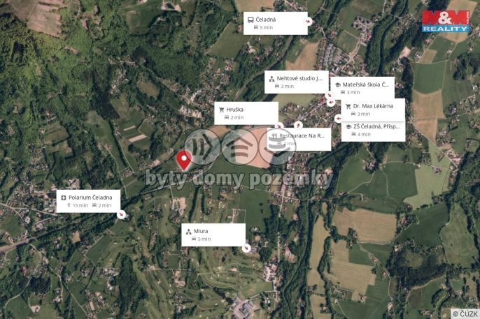 Prodej, Pozemek k bydlení, Čeladná