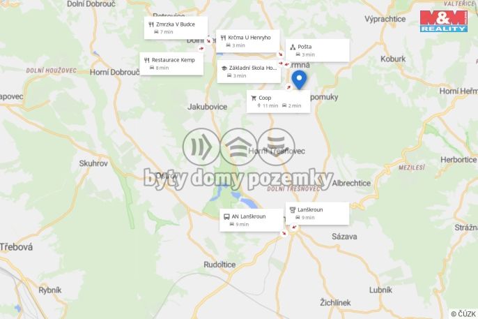 Prodej, Pozemek k bydlení, Horní Čermná