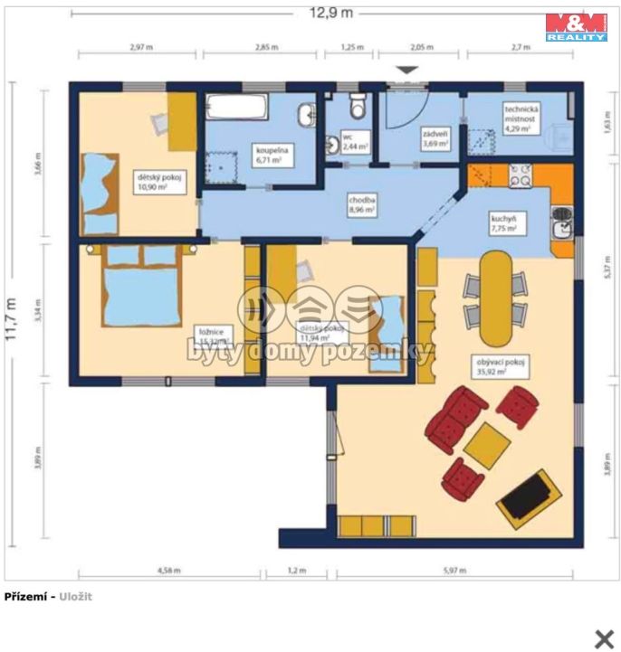 Pronájem, Rodinný dům, Olbramice