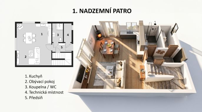 Prodej, Rodinný dům, Králův Dvůr