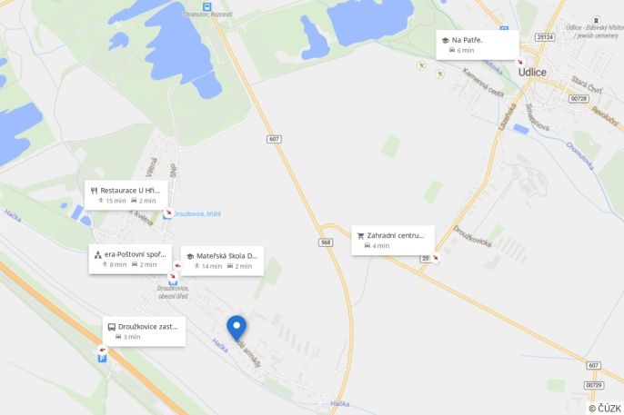 Pronájem, Atypický byt, Droužkovice