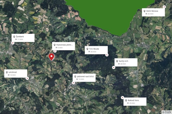 Prodej, Pozemek k bydlení, Nekoř