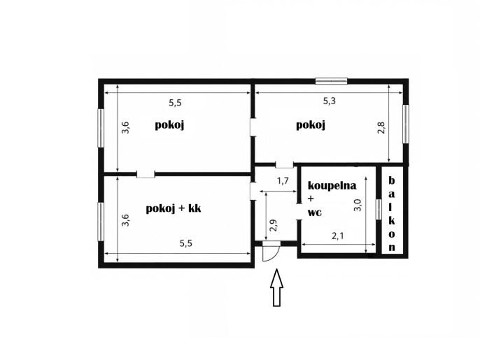 Pronájem, Byt 3+kk, Slaný