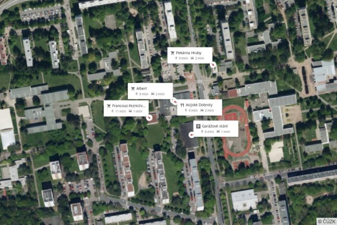 Pronájem, Garáž, Pardubice