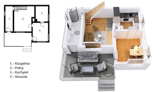 Prodej, Chata, Zbraslavice