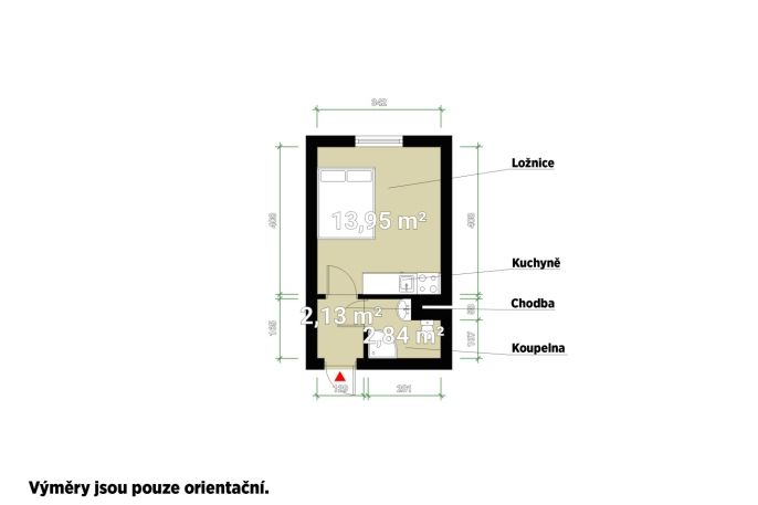 Prodej, Byt 1+kk, Plzeň