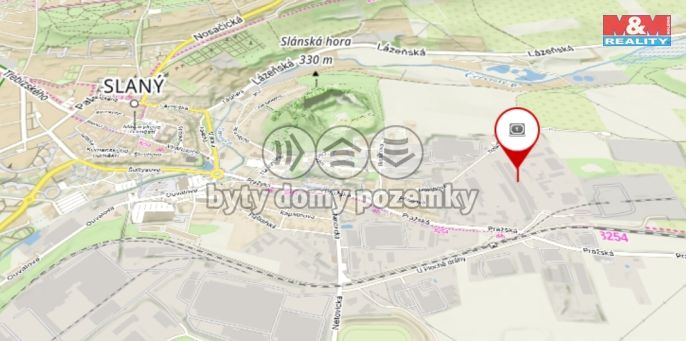 Pronájem, Výrobní objekt, Slaný